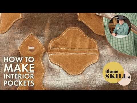 How to make an interior pocket for a pair of chaps | Illume Connect Skill Demo ⁨‪@markbarcus7778‬