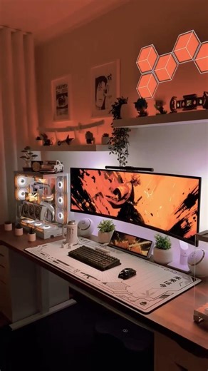 Best Minimalist Gaming Setup 2026 | Orange & Grey Edition