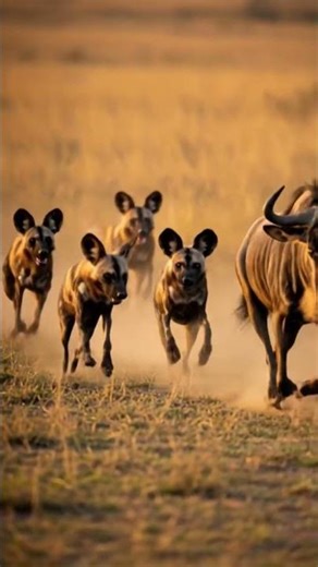 Wild Dogs Hunting Wild beast | #wildlifeentertainment #animals #wildanimals #dog #wildbeasts