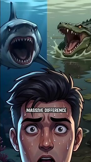Shark vs Croc: Who is Safer to Swim With? 🦈🐊