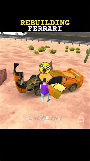 Rebuilding Ferrari F40🧑‍🔧 Car Parking Multiplayer #carparkingmultiplayer #youtubeshorts #carparking