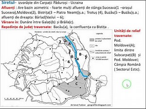 BAC 2024 - România - Râuri (Apele curgătoare și reședințele de județ traversate)2.0(+ Argeșul)