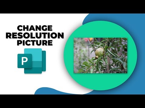 How to change the resolution of a picture in Publisher