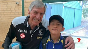 Port Adelaide champion Russell Ebert has been elevated to legend status in the SA Sport Hall of Fame. New inductees are usually unveiled in February but the honour has been brought forward due to Ebert’s tough battle with leukaemia. 7NEWS Adelaide at 6pm | www.7NEWS.com.au #7NEWS | 7NEWS Adelaide