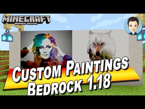 How to Get Custom Paintings in Minecraft Bedrock 1.18