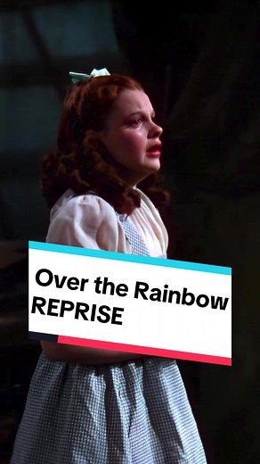 A heartbreaking reprise of ‘Over the Rainbow’ was cut from “The Wizard of Oz”! 🌈🎶 #judygarland #wizardofoz #moviehistory