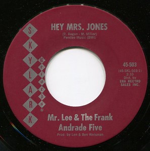 Mr. Lee & The Frank Andrade Five - Hey Mrs. Jones