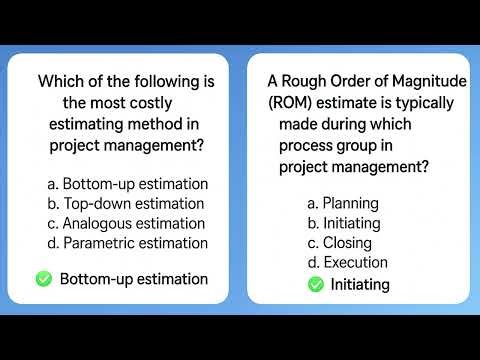 Project Estimation Secrets: Bottom-Up vs ROM Explained in 5 Minutes