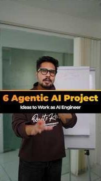 💡 6 Agentic AI Projects ideas to Work as AI Engineer. #agenticai
