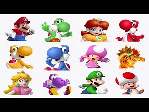 Super Mario Run - All Characters