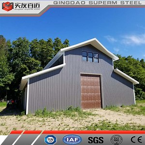 [Hot Item] Steel Frame Prefab Metal Barn Kits Building Steel Structure Metal Barn
