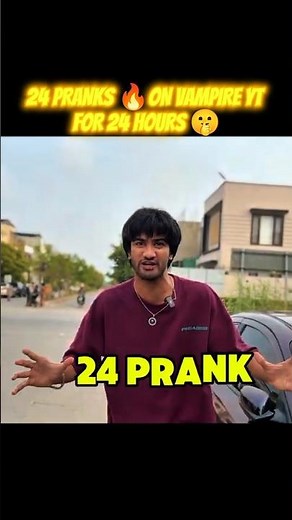 24 PRANKS 🔥 ON VAMPIRE YT FOR 24 HOURS 🤫! #vampireyt #vampo #24hours #prank ‪@Vampoyt109‬