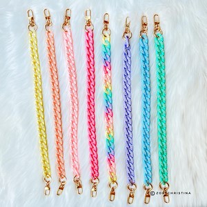 Sequin Bag Chain Strap: Acrylic Purse Charm Accessory - Etsy