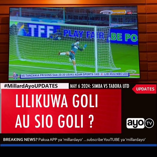 millardayo | Mechi ya leo Simba SC vs Tabora United….. FT: Simba 2 - 0 Tabora United ( 📹 AzamSports1 ) | Instagram