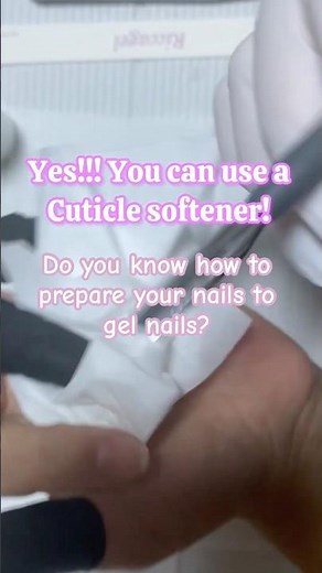 How to prepare your nails to get gel nails done without nail drill. #selfnails #nails #simplenails