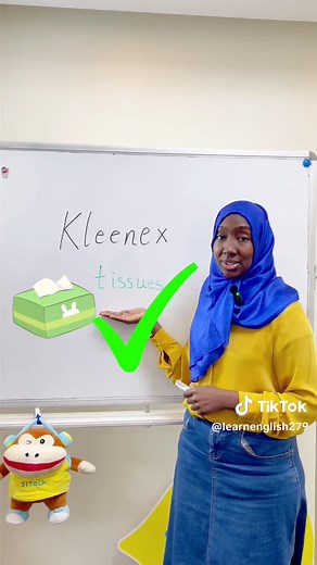 How to prounce the correct tissue word! #englishteacher #freeclass #englishlesson #kleenex #tissue