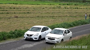Chevrolet Aveo vs Nissan Versa | Arrancones Mx Arrancones Tona | Arrancones MX