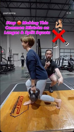 Stop 🛑 Making This Mistake on Lunges & Split SQUATS #fitness #workout