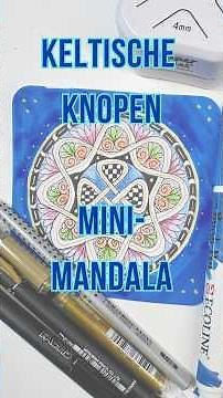 This mandala is easier than you think. Celtic knotwork, here is how you do it.