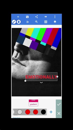 Create a dark aesthetic poster on Android using PixelLab. ​#PixelLab #GraphicDesign #Shorts