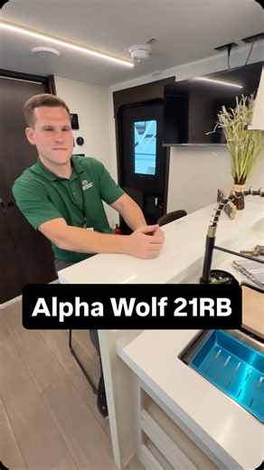 At 25’ 6”, the 21RB is the shortest Alpha Wolf in the 2026 lineup. This is a couple’s coach that gives you a private RV queen bedroom while still maintaining a modest overall length. #forestriver #cherokeerv #alphawolfrv #rvlife #newyearnewadventures | Cherokee Travel Trailers & Fifth Wheels