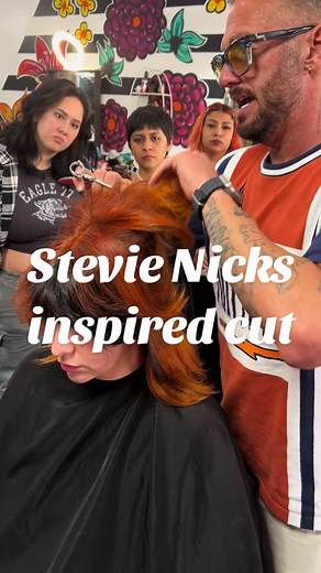 @Stephanie @Stevie Nicks inspired layers #rocknroll #haircuttutorial #hairclass