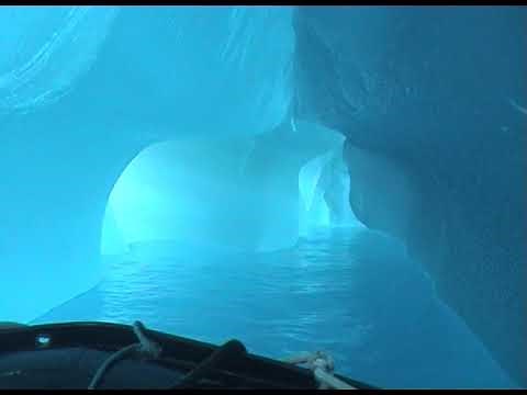 Weddell Sea - Entering an iceberg that just tipped over.