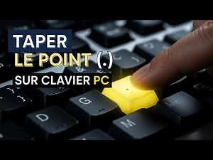 Comment taper le point (.) sur clavier PC ⌨️✍️