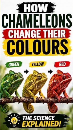 How Chameleons Change Color (Real Science Explained!)