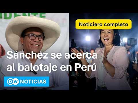 🔴DW Noticias 15 abril: Roberto Sánchez sube al segundo lugar y se acerca al balotaje con Fujimori