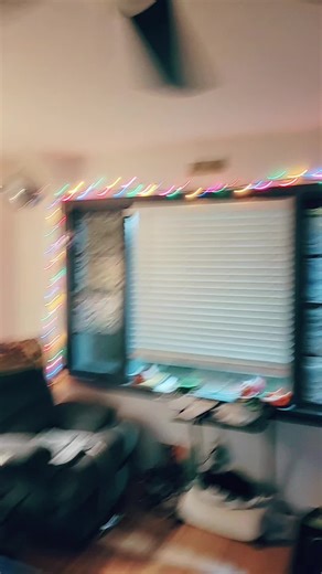 95% done remodeling my 1951 cottage where I will live until I don't live anywhere anymore. It's bright and colorful. most of the artwork is either mine or done by friends and the decor is mostly bought at the thrift store where I volunteer. the house originally ended at the kitchen wall but as you can see through the windows, another living room was added on the west side. It has a mountain view and we call that the sunset lounge.