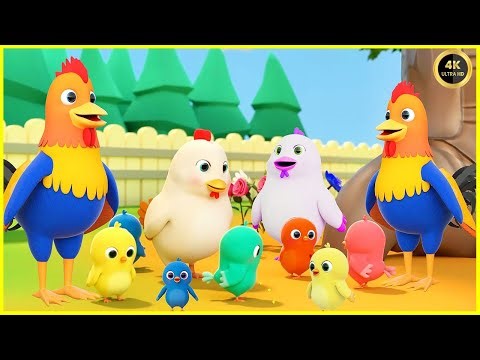 Một Con Vịt Remix, Chú Vịt Con Vâng Lời - Nhạc Thiếu Nhi Hoạt Hình 4K Con Vịt, Con Gà Trống