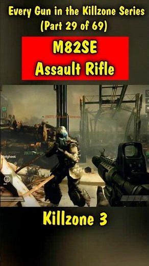 M82SE Assault Rifle (Killzone Series Gun Demonstration 29) #killzone #gaming