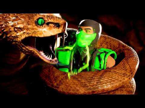 MK1 All Animalities on Reptile (MK3) Fortnite