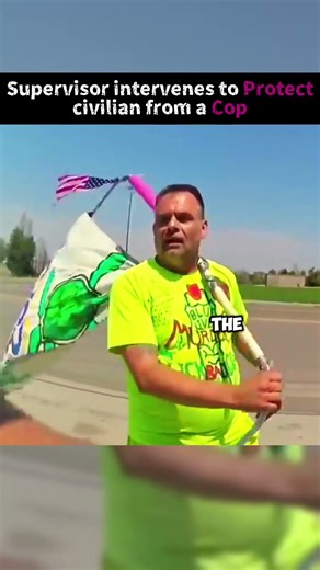 Supervisor Steps in to Protect a Civilian from a Cop. #police #bodycam
