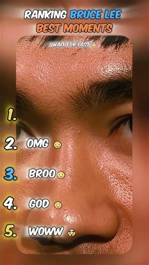 Ranking Bruce Lee Best Moments Ever #BruceLee #BestMoments #MartialArts #Legend