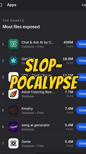 Tracketpacer | breaking news! it’s the ✨slopocalypse✨ slopalypse? slop-pocalypse?? anyway vibe coded apps are leaking everyone’s data.... | Instagram