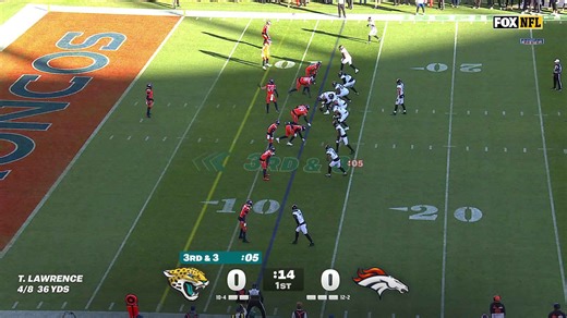 Can't-miss play: Lawrence's tight-window TD pass to Washington opens scoring in Denver