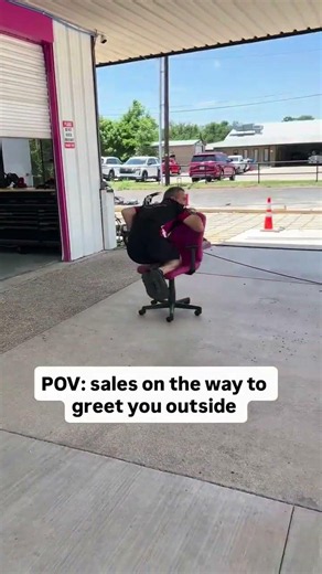 Sir, just wait in your car