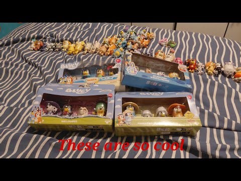 My unboxing review Video on 4 Bluey figures packs