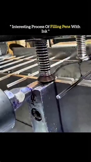 Knowledge Times on Instagram: "Pens are filled with ink through a controlled industrial process. Ink is measured precisely and injected into the pen reservoir using automated machines. Sealing mechanisms prevent leaks and ensure consistent flow. Quality control checks monitor ink levels, air bubbles, and proper sealing. This process guarantees that every pen writes smoothly and maintains its performance over time. via : @selena_pendigital"