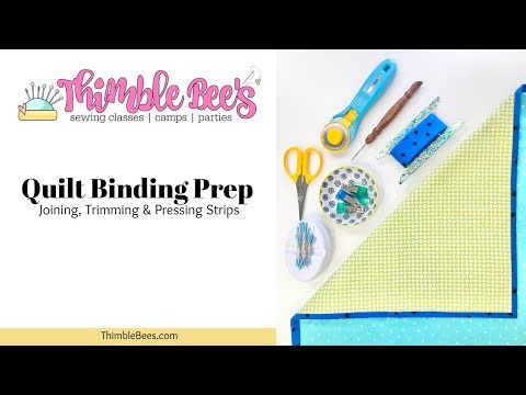Part Two: Quilt Binding | Joining, Trimming and Pressing Strips