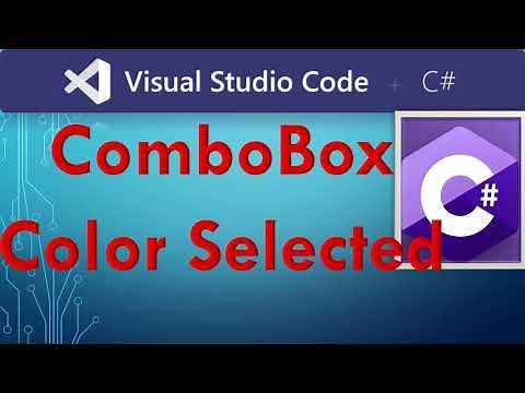 How to Change Color of ComoBox Selected Item in WinForms C#