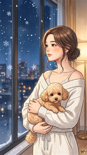 Cozy Snowy Night Routine ❄️ | Relaxing Snowfall & Cozy Vibes | Ghibli Style