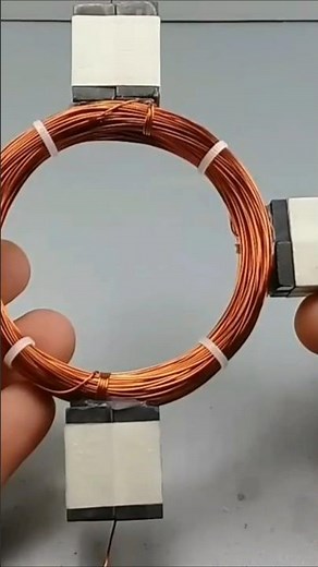 Self Running Free Energy Generator from magnet with copper wire 100% #shorts