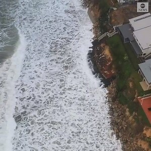 247K views · 1.7K reactions | Residents of homes on the beach in Wamberal, New South Wales, prepared to evacuate due to an "erosion crisis." Two houses partially collapsed and the foundations of others were being eroded, according to local reports. https://abcn.ws/2DT57zB | ABC News | Facebook