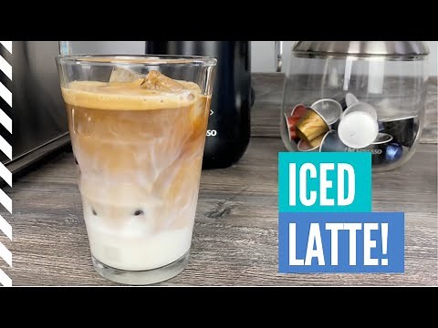 How to Make Iced Latte with a Nespresso Machine - Super Simple Iced Latte Recipe | Iced Coffee | A2B