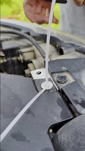 Fixing Car Parts with Zip Ties, Even Beginners Can Do It