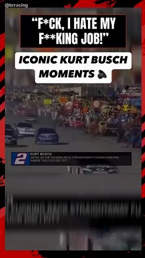 Kurt Busch: Keeping it classy, as always!😂🤣 Who else miss him?🤣 #nascar #nascarracing #motorsport #KyleBusch #KurtBusch #nascarthrowback #racingcar | Rowdy Nation