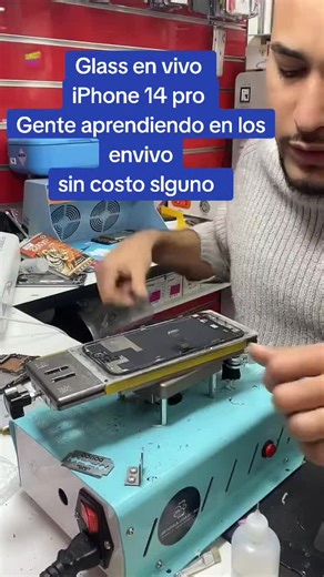 Cambio de Glass en Vivo: Aprende a Reparar Celulares